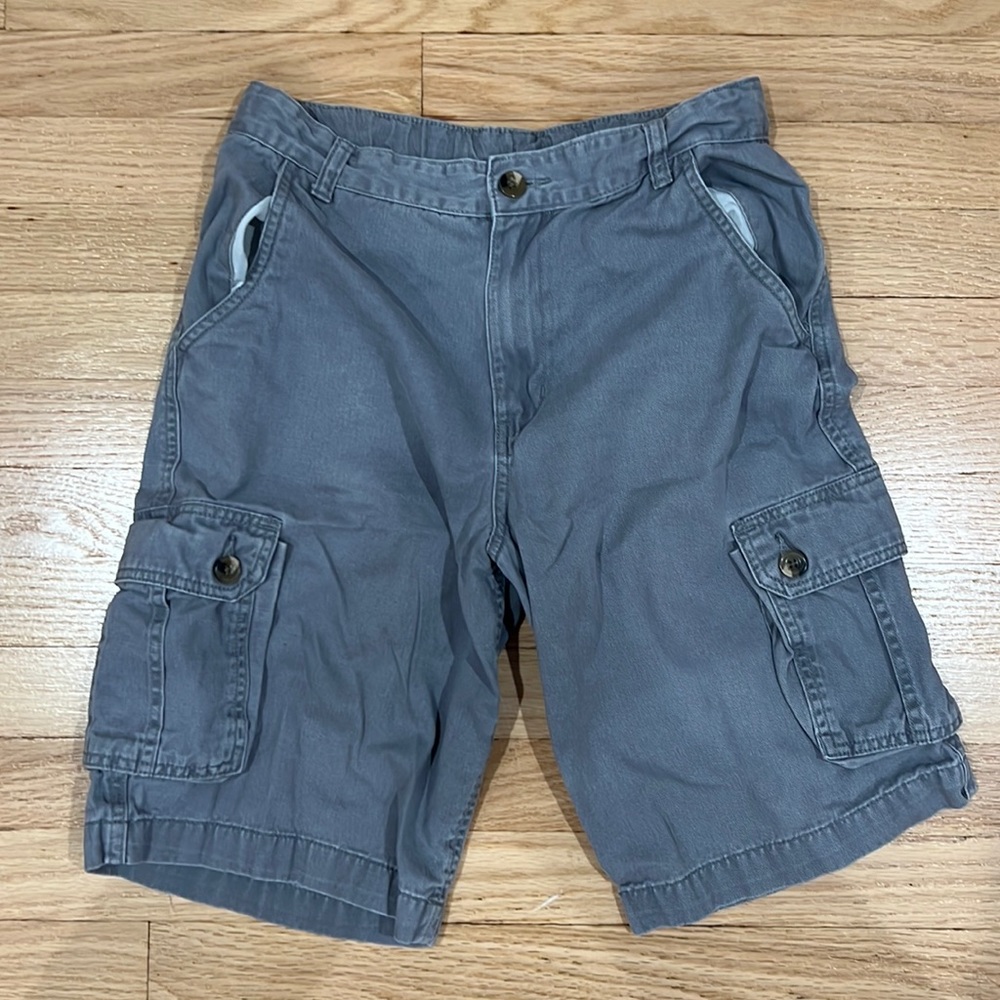 Faded Glory Blue Cargo Shorts.